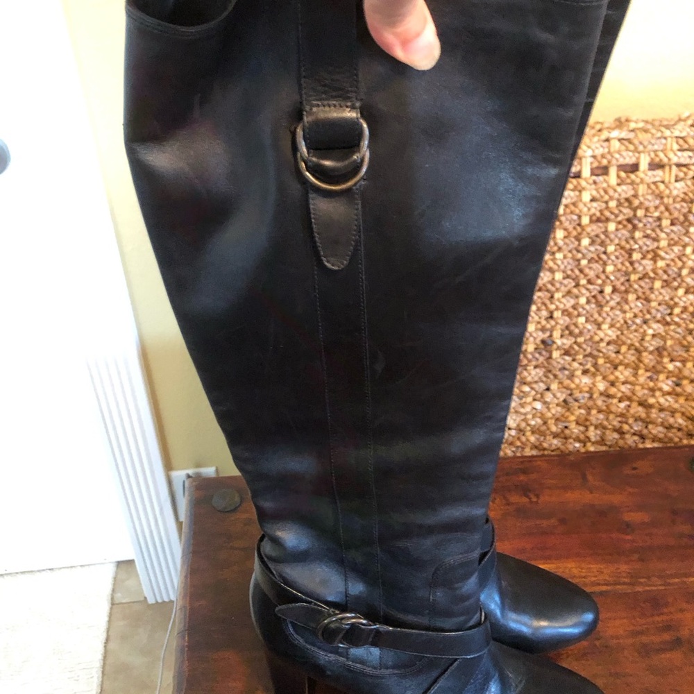 Cole Haan X Nike Black Courtney Air Tall Boots. Size 10 B - Picture 9 of 13